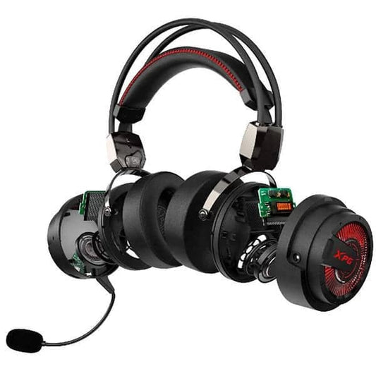 Adata XPG Precog Red LED Wired Gaming Headphone (Black)
