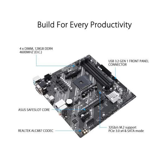 ASUS Prime A520M-A Motherboard