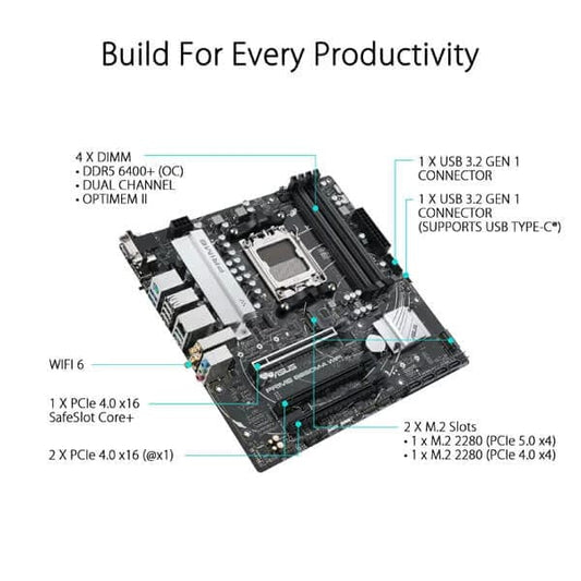Asus Prime B650M-A Wi-Fi Motherboard