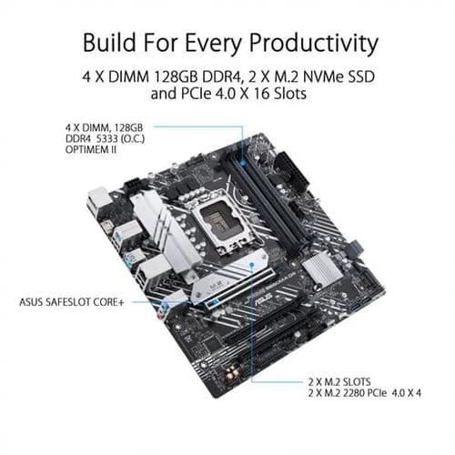 ASUS Prime B660M-A D4 Motherboard
