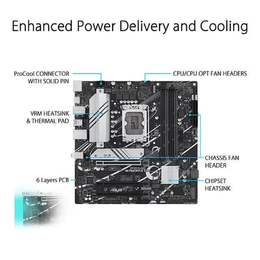 Asus Prime B760M-A D4 Motherboard