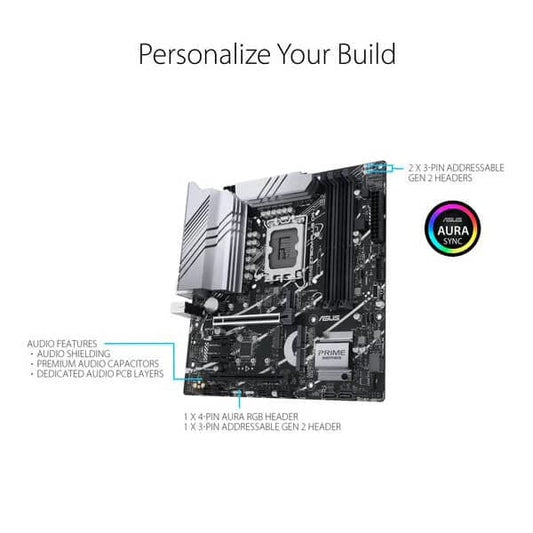 Asus Prime Z790M-Plus D4 M-ATX Motherboard