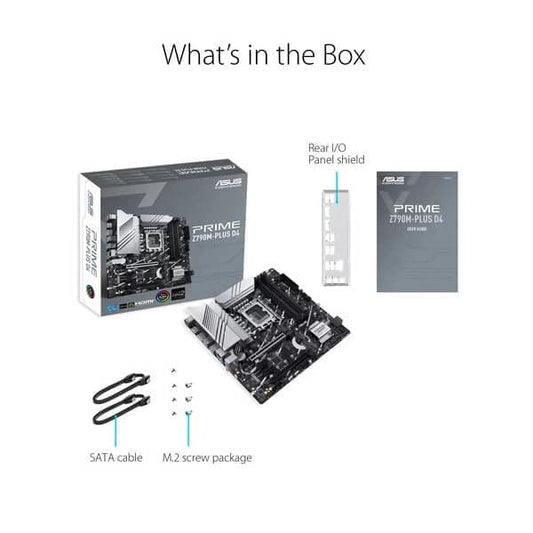 Asus Prime Z790M-Plus D4 M-ATX Motherboard