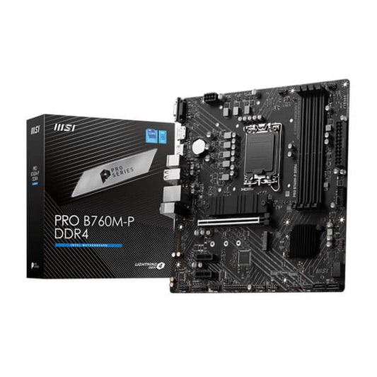 MSI Pro B760M-P DDR4 Motherboard