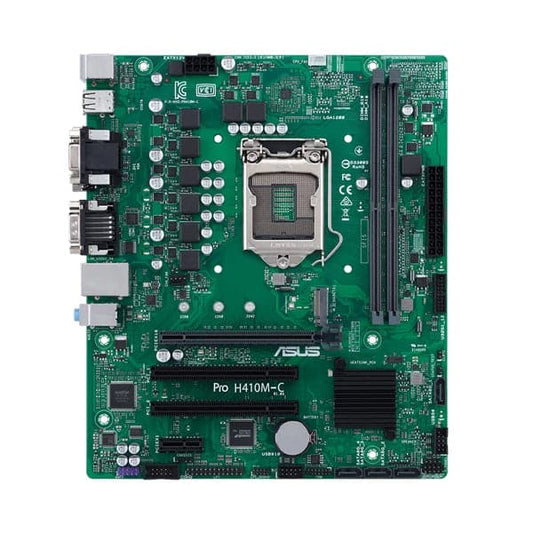 ASUS Pro H410M-C/CSM LGA1200 (Intel 10th Gen) Micro ATX Commercial Motherboard