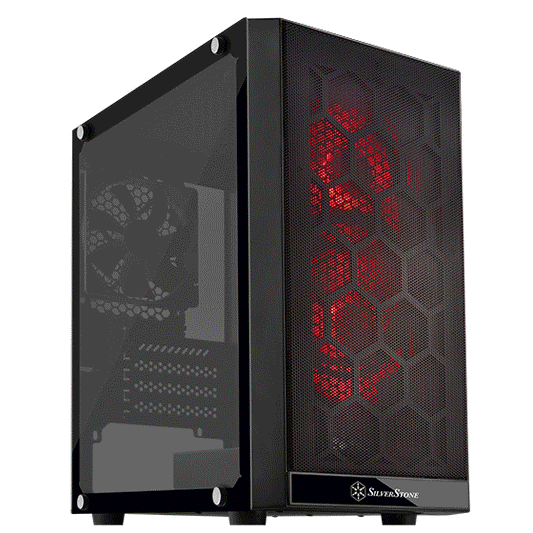 SilverStone PS15 Pro TG Mid Tower Cabinet (Black)