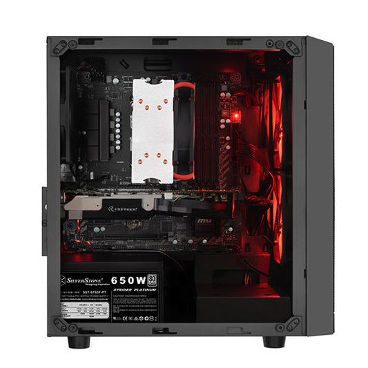 SilverStone PS15 Pro TG Mid Tower Cabinet (Black)