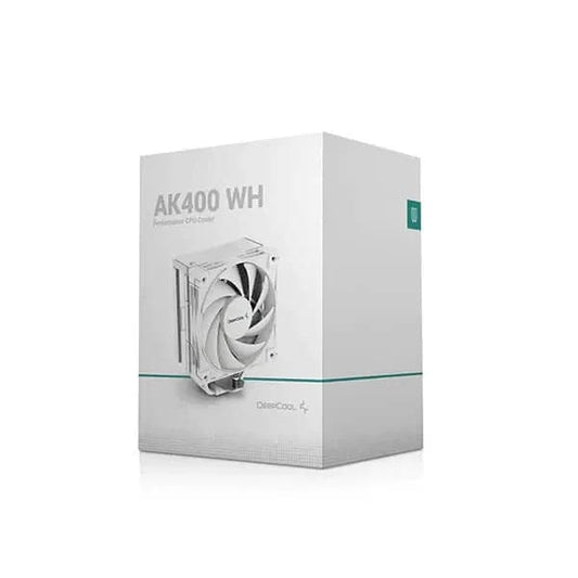 DeepCool AK400 Single Tower CPU Air Cooler (White)