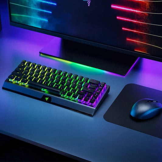 Razer BlackWidow V3 Mini HyperSpeed Phantom Edition Gaming Keyboard (Yellow Switch)