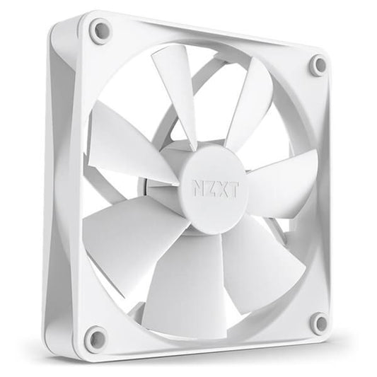 NZXT F120P 120mm Non-RGB Cabinet Fan (White) (Single Pack)