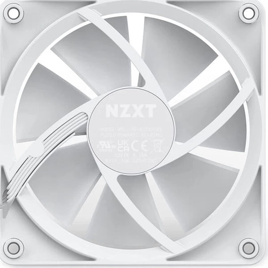NZXT F120 RGB 120mm Cabinet Fans White (Single Pack)