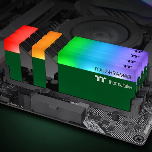 Thermaltake TOUGHRAM RGB 16GB (8GBx2) 3600MHz DDR4 RAM (Racing Green)