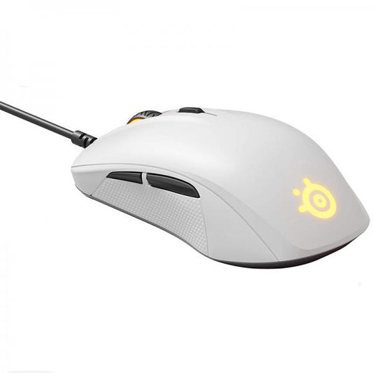 SteelSeries Rival 110 Gaming Mouse (Matte White)
