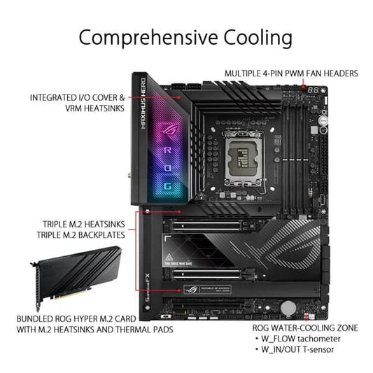 Asus ROG Maximus Z790 Hero Wi-Fi ATX DDR5 Motherboard