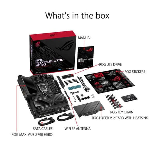 Asus ROG Maximus Z790 Hero Wi-Fi ATX DDR5 Motherboard