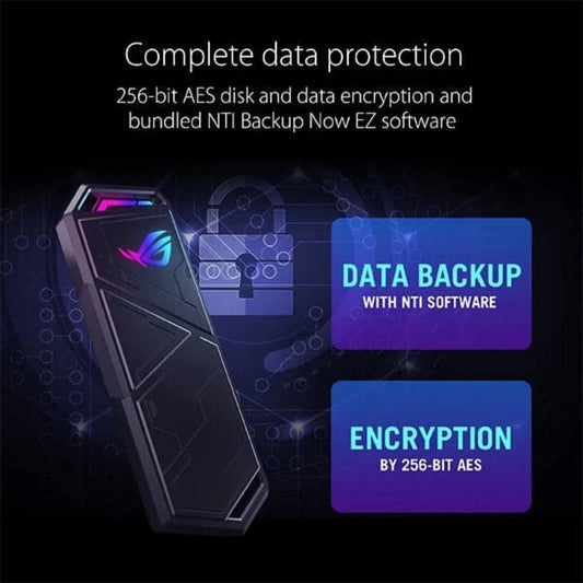 Asus ROG Strix Arion S500 500GB NVMe Portable SSD (Type-C)