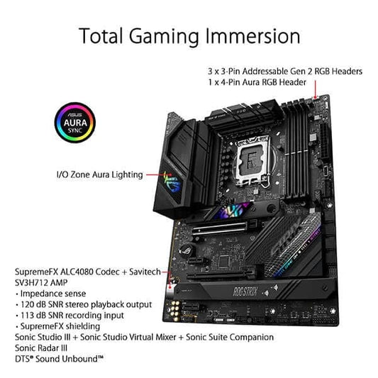 Asus ROG Strix B760-F Gaming Wi-Fi Motherboard
