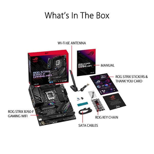 Asus ROG Strix B760-F Gaming Wi-Fi Motherboard
