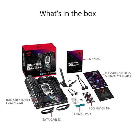 Asus ROG Strix B760-I Gaming Wi-Fi Motherboard