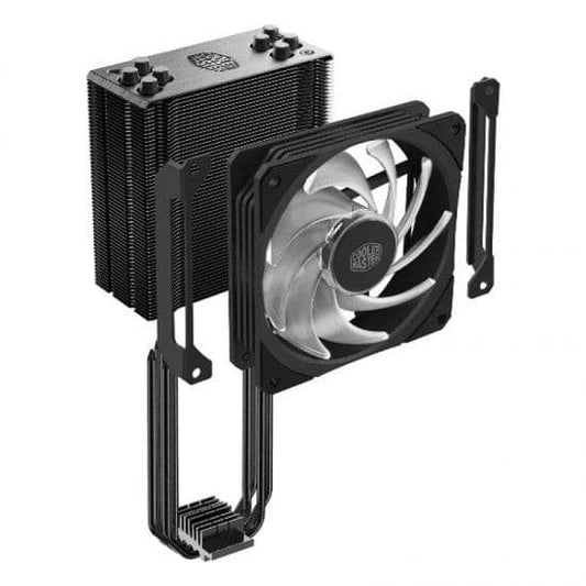 Cooler Master Hyper 212 RGB Black Edition Single Tower CPU Air Cooler (Black)