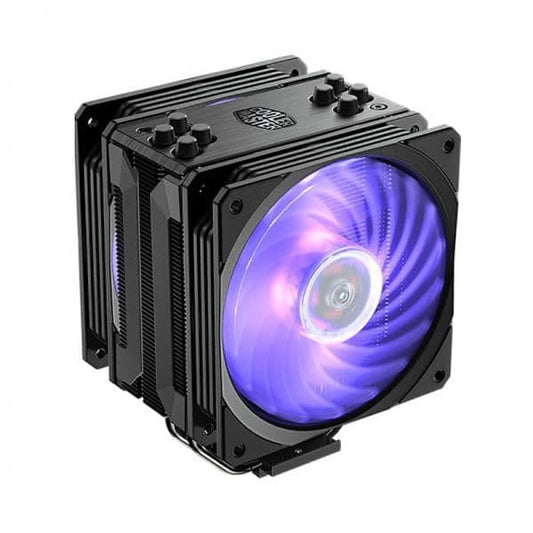 Cooler Master Hyper 212 RGB Black Edition Single Tower CPU Air Cooler (Black)