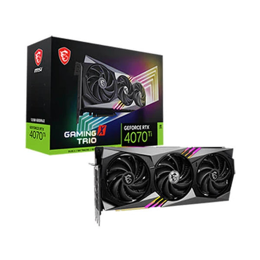 MSI GeForce RTX 4070 Ti Gaming X Trio 12GB Gaming Graphics Card