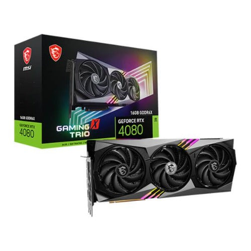 MSI GeForce RTX 4080 Gaming X Trio 16GB Gaming Graphics Card
