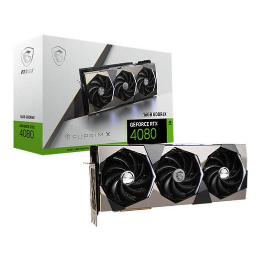 MSI GeForce RTX 4080 Suprim X 16GB Gaming Graphics Card