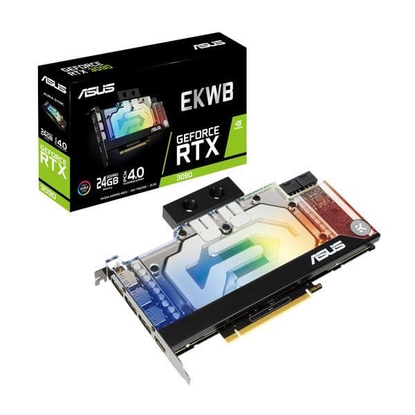 Buy ASUS GeForce RTX 3090 EKWB 24GB Nvidia Graphic Card With Water Block 