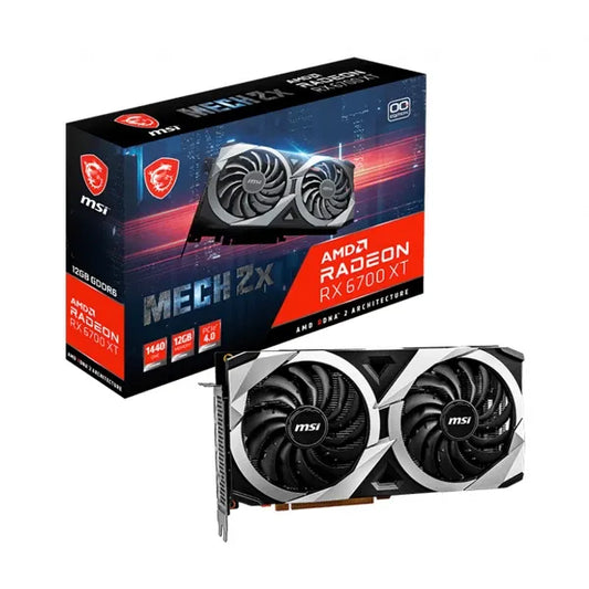 MSI Radeon RX 6700 XT Mech 2X 12GB OC Gaming Graphics Card