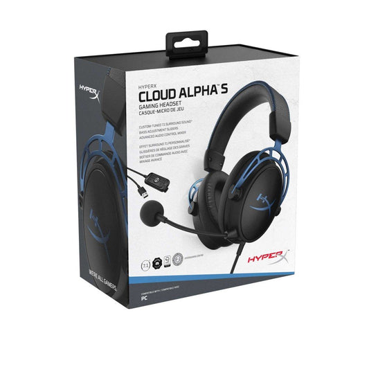 Hyperx Cloud Alpha S Gaming Headset (Blue)