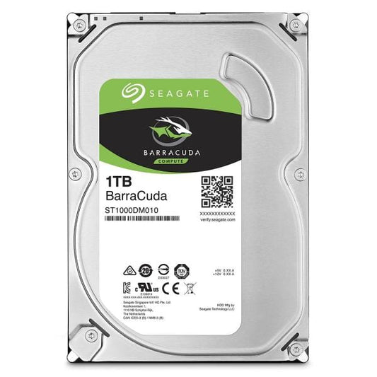 Seagate Barracuda 1TB 7200 RPM Desktop HDD