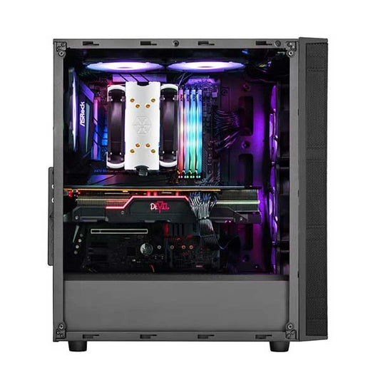 SilverStone FARA R1 Tempered Glass Mid Tower Cabinet (Black)