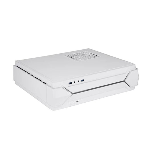 SilverStone RVZ03-ARGB Mini Tower Cabinet (White) (SST-RVZ03W)