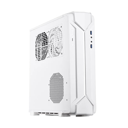 SilverStone RVZ03-ARGB Mini Tower Cabinet (White) (SST-RVZ03W)