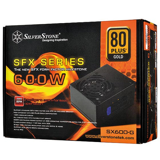 SilverStone SST-SX600-G 600W SFX Gold Full Modular PSU (600 Watt)
