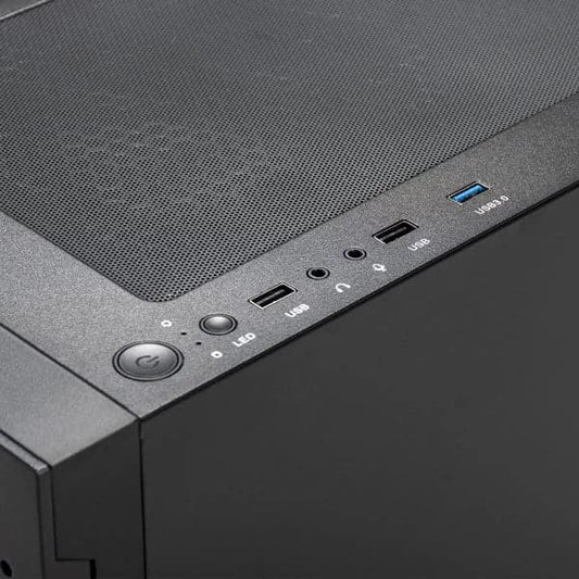 Gamdias Talos E3 Mesh ARGB (ATX) TG Mid Tower Cabinet (Black)