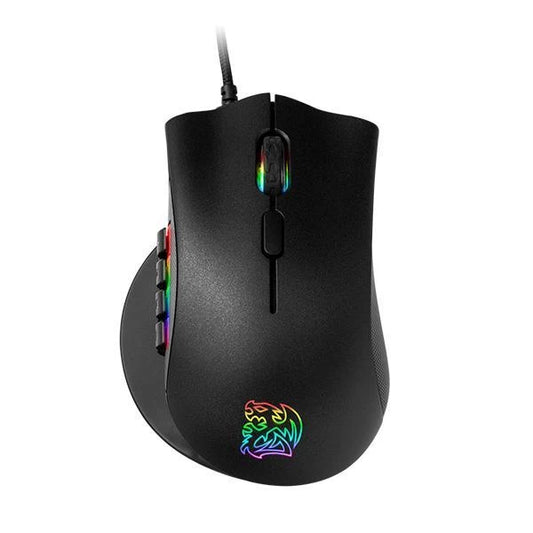 THERMALTAKE Nemesis Switch Optical RGB Wired Ergonamic Gaming Mouse ( MO-NMS-WDOOBK-01 ) ( 12000DPI / 16 Macro Buttons ) ( Black )
