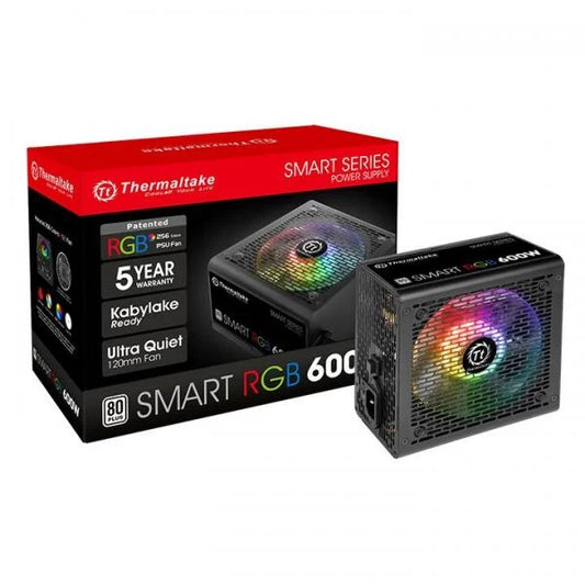 Thermaltake Smart RGB 600W 80 Plus Standard PSU