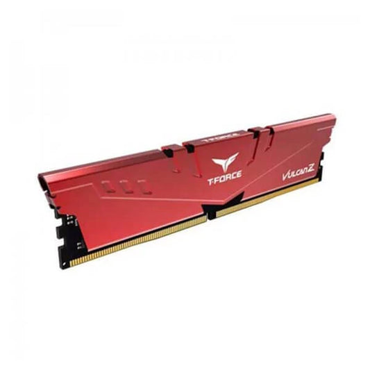 TeamGroup T-Force Vulcan Z 32GB (32GBx1) 3200MHz DDR4 RAM (Red) (TLZRD432G3200HC16C01)