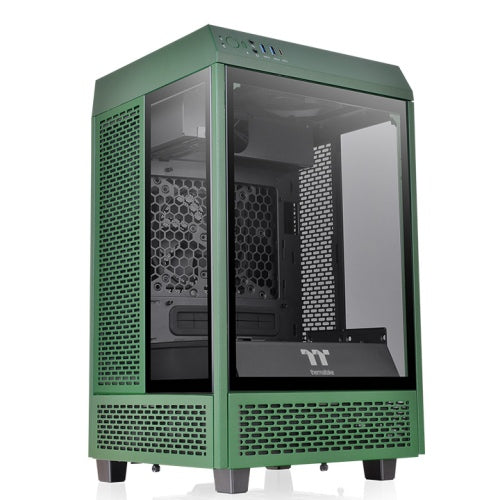 Thermaltake The Tower 100 TG Mini Tower Cabinet (Racing Green)