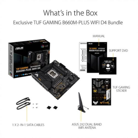 Asus TUF Gaming B660M Plus WiFi DDR4 Motherboard
