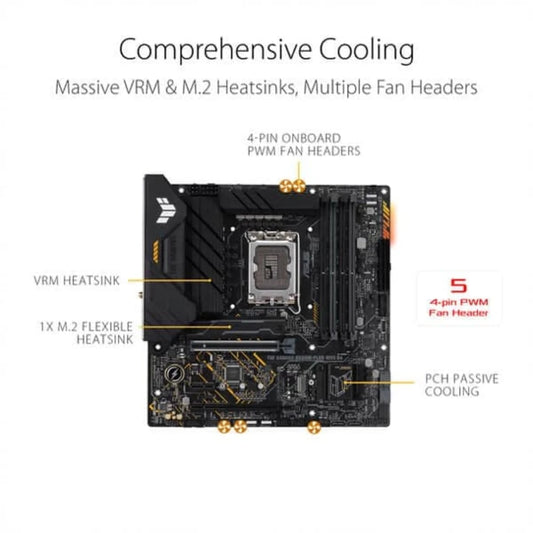 Asus TUF Gaming B660M Plus WiFi DDR4 Motherboard