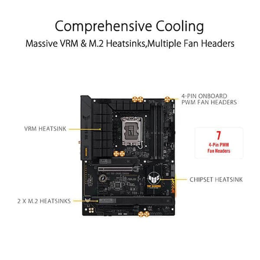 Asus TUF Gaming B760-Plus Wi-Fi D4 Motherboard