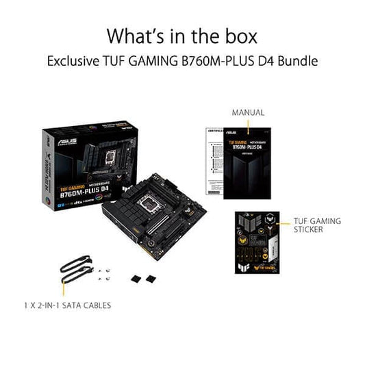 Asus TUF Gaming B760M-Plus D4 Motherboard