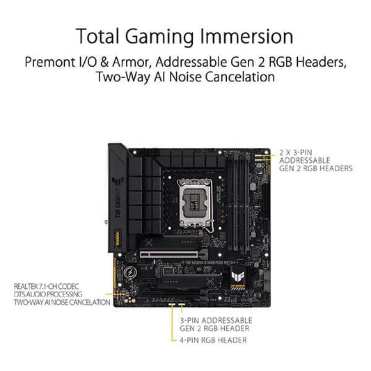 Asus TUF Gaming B760M-Plus Wi-Fi D4 Motherboard
