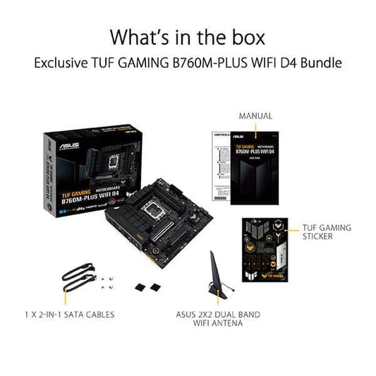 Asus TUF Gaming B760M-Plus Wi-Fi D4 Motherboard