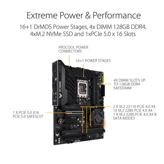 Asus TUF Gaming Z790 Plus Wi-Fi D4 ATX Motherboard