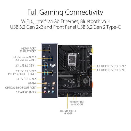 Asus TUF Gaming Z790 Plus Wi-Fi D4 ATX Motherboard