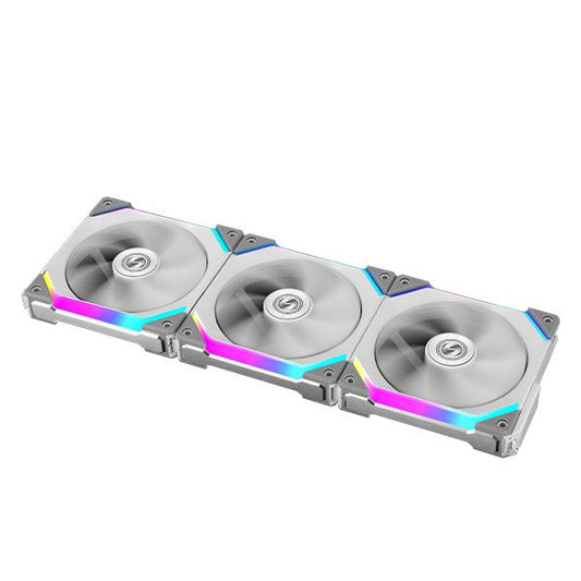 Lian Li Uni Fan SL120 120mm ARGB Cabinet Fan (Triple Pack) White